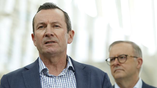 Mr McGowan’s nearly two-year border closure effectively shielded Western Australia from widespread Covid-19 outbreaks, although the state’s hospital system struggled with high levels of ambulance ramping and widespread dissatisfaction among healthcare workers. Picture: NCA NewsWire /Philip Gostelow