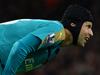 Arsenal's Czech goalkeeper Petr Cech looks on during the English Premier League football match between Arsenal and Liverpool at the Emirates stadium, north London on August 24, 2015. AFP PHOTO / BEN STANSALL RESTRICTED TO EDITORIAL USE. No use with unauthorized audio, video, data, fixture lists, club/league logos or 'live' services. Online in-match use limited to 75 images, no video emulation. No use in betting, games or single club/league/player publications.