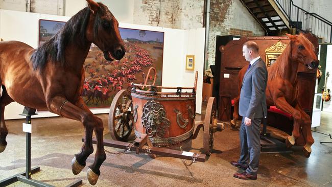 The chariot from Gladiator would raise the profile of any poolroom.