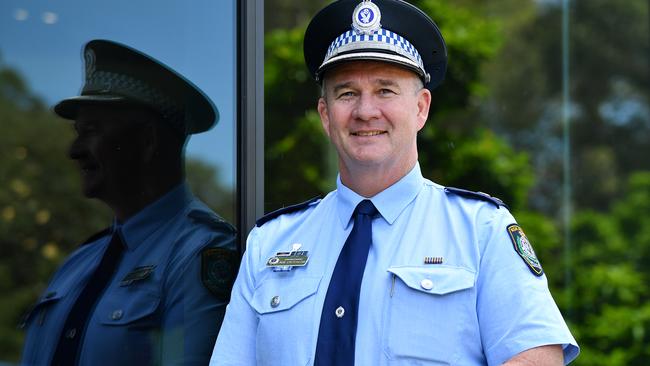 Detective Superintendent Rob Critchlow, commander of the Criminal Groups Squad, said he fears the Hells Angels bikie gang are set to make a power play. Picture: AAP Image/Joel Carrett