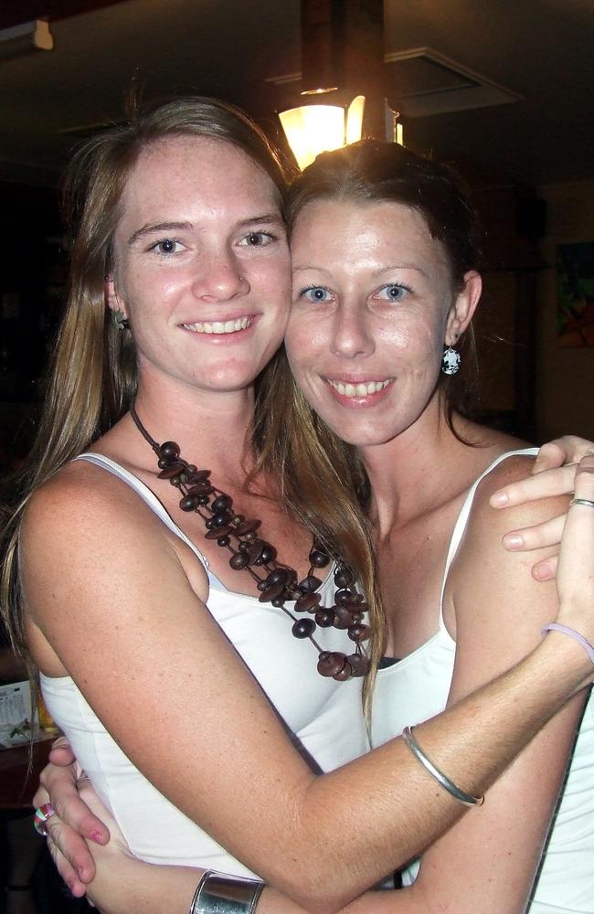 Jess Favell (Glenview) and Kiera Forrester (Yandina) at That one guy concert in 2008.