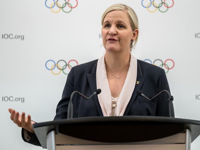 Kirsty Coventry has hardened her stance on protecting the women’s category at the olympic Games Picture: Getty Images)