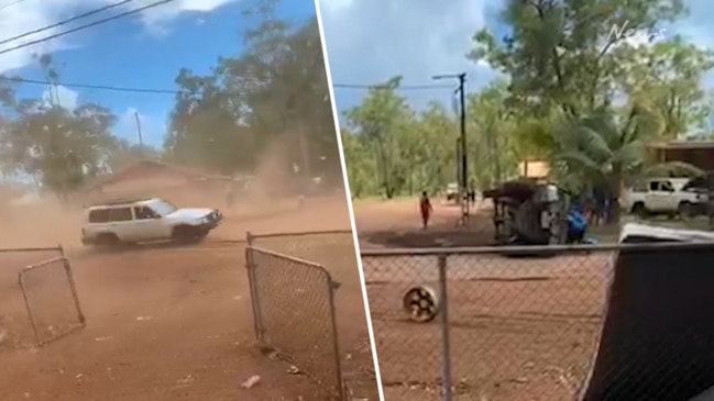 Hoons flip trooper on Groote Eylandt