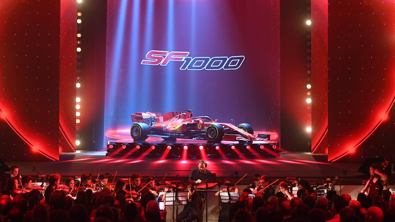 Ferrari's dramatic launch of the 2020 car.