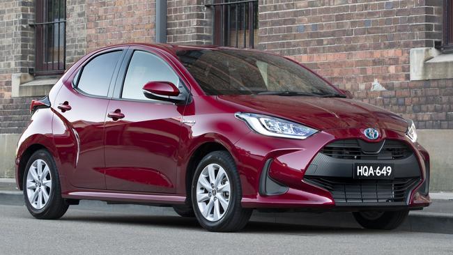 The Yaris was recalled for potential cracks in its front suspension. Picture: Supplied.