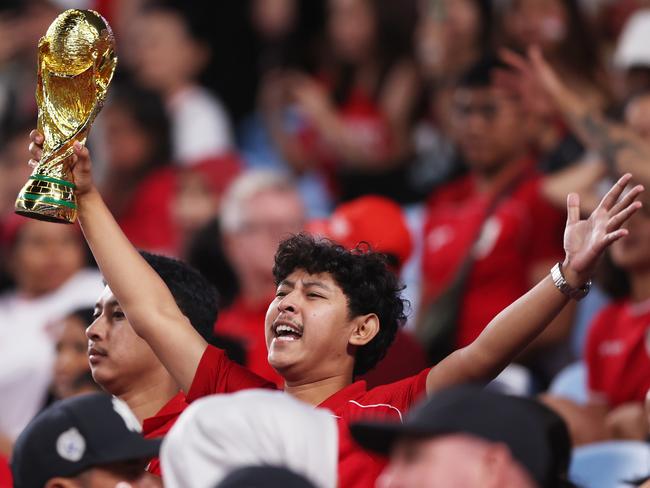 Indonesian fans packed out Allianz Stadium. (Photo by Mark Metcalfe/Getty Images)