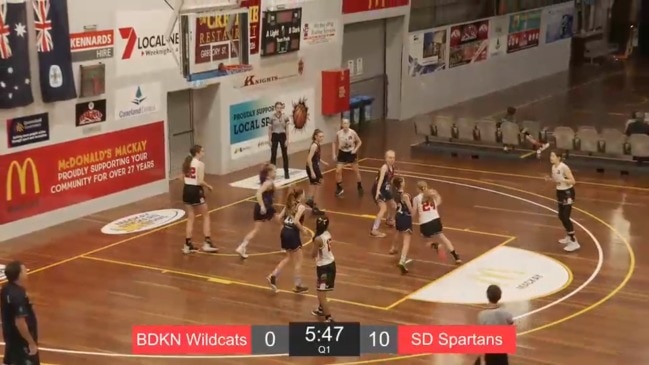 REPLAY: Qld U14's Girls Basketball State Championships - Southern Districts Spartans vs Burdekin Wildcats (Div 2 Gold Medal Game)