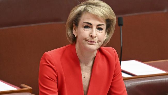 Senator Michaelia Cash has moved a Bill that would restore the ABCC. Picture: NewsWire / Martin Ollman