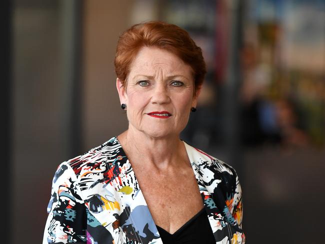 One Nation leader Pauline Hanson. Picture: AAP