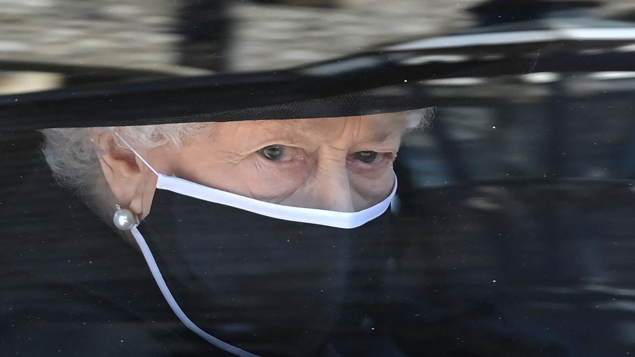 The Queen has been throwing herself into her work since her husband’s death in April. Picture: Leon Neal/AFP