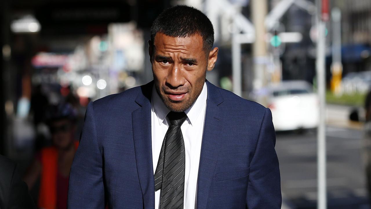 Newcastle Knights player Tautau Moga has been with a large fine.