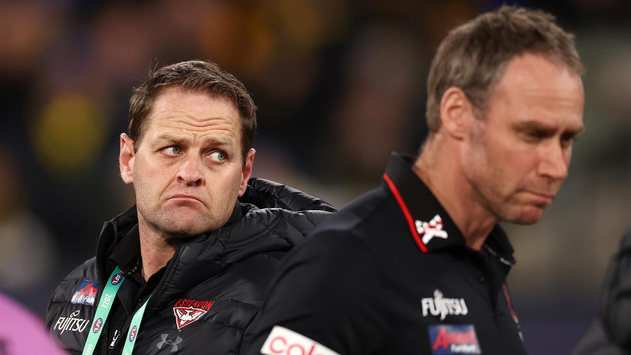 Josh Mahoney has quit his role as football manager at Essendon. Picture: Michael Klein