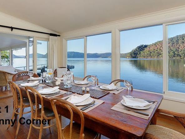 Doran’s Berowra Waters property is accessible only by boat. Picture: Suppleid