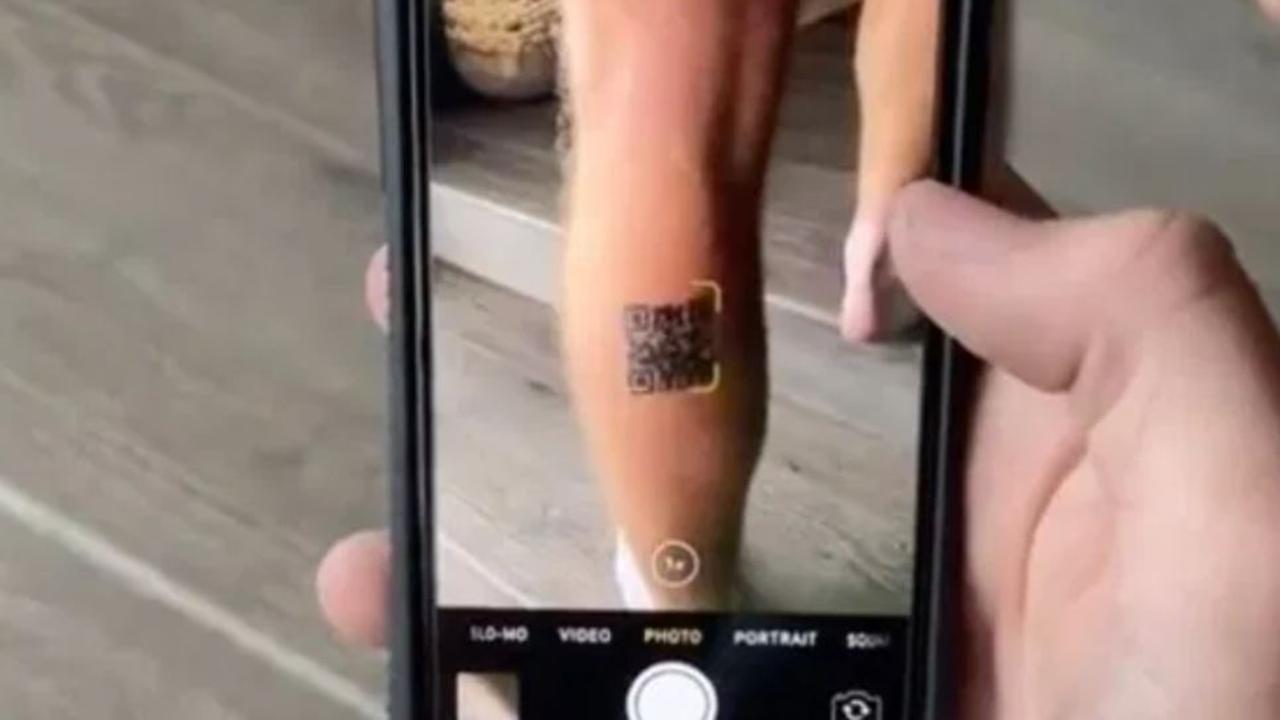 Man Gets Qr Code Tattoo To Rick Roll Scanners With Rick Astley Video News Com Au Australia S Leading News Site