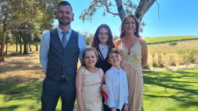 Nick Peart, 39, was remembered as a passionate family man. Picture: Supplied by family