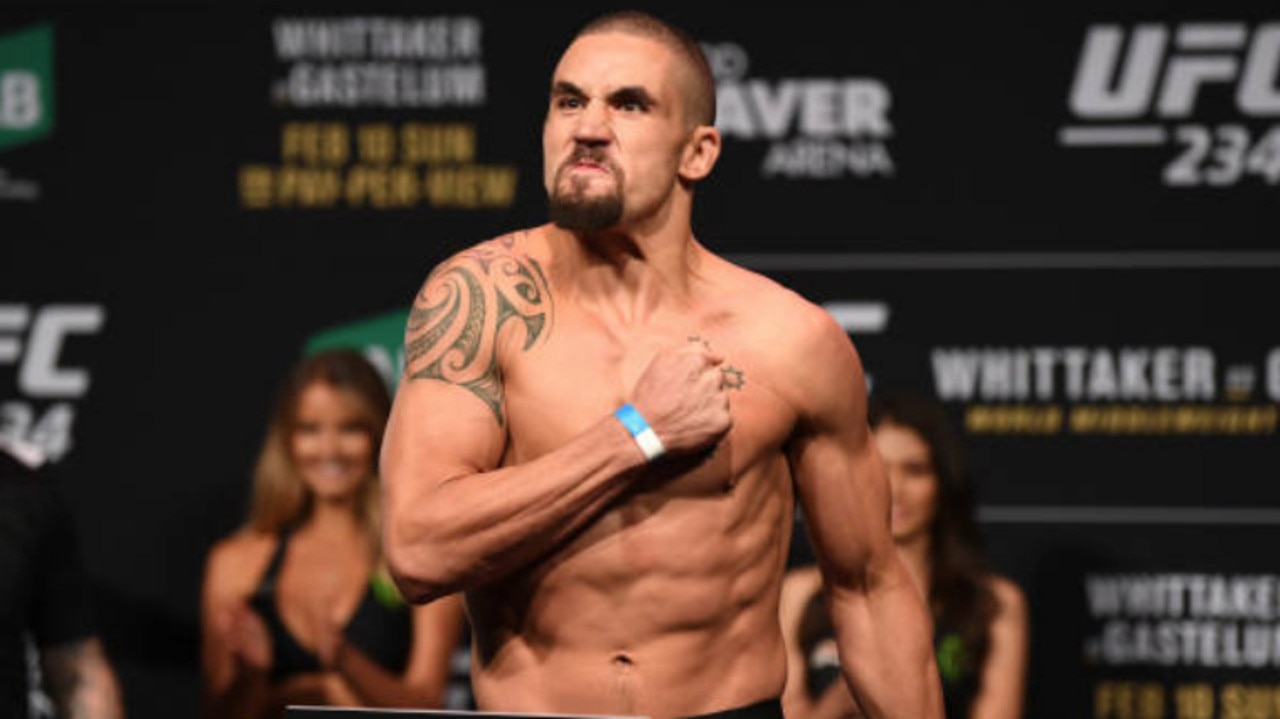 Robert Whittaker is pumped for this fight.