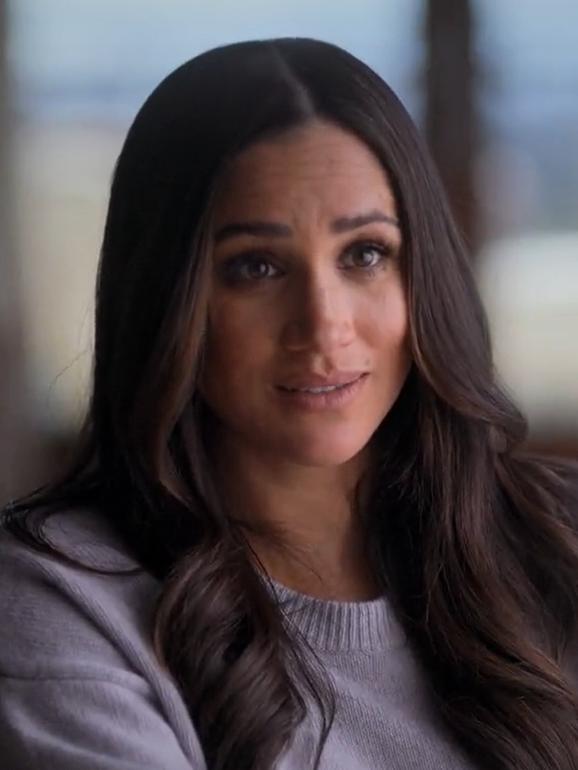 Meghan admitted she’d had “no idea what to do”. Picture: Netflix