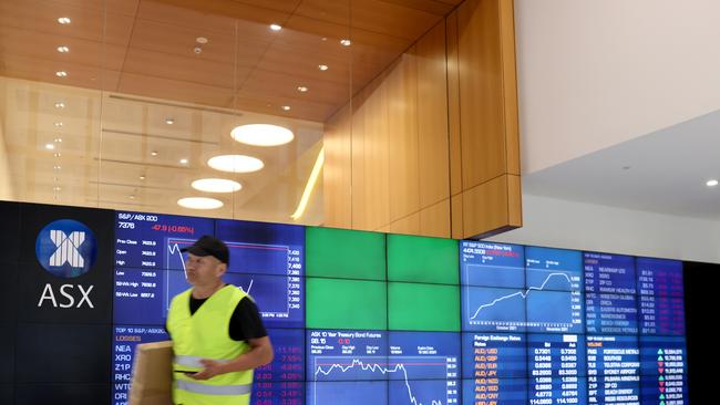 Westpac helped drive the market down on its half year results Picture: NewsWire / Damian Shaw