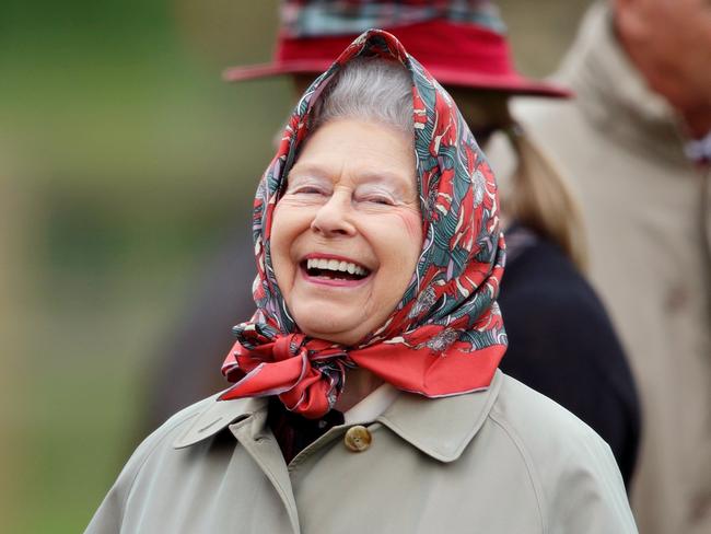 Queen Elizabeth in casual mode. Picture: Getty