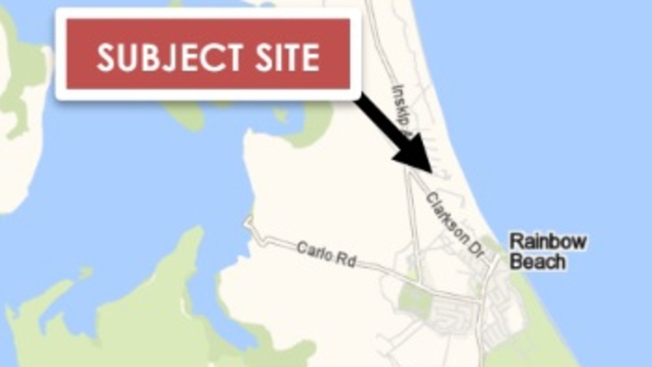 Developers apply to build new housing estate at Rainbow Beach