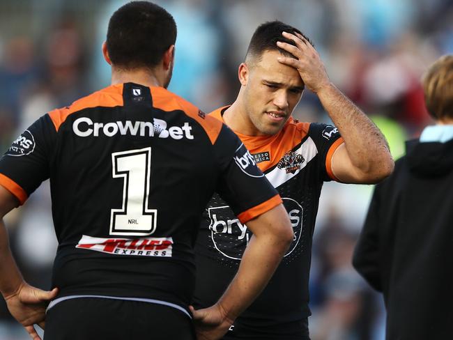 Luke Brooks battled without Benji Marshall by his side. Picture: Getty Images