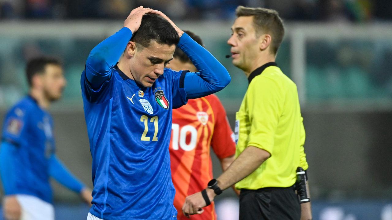 Italia no se clasificó.  Reacción, noticias, análisis, Roberto Mancini