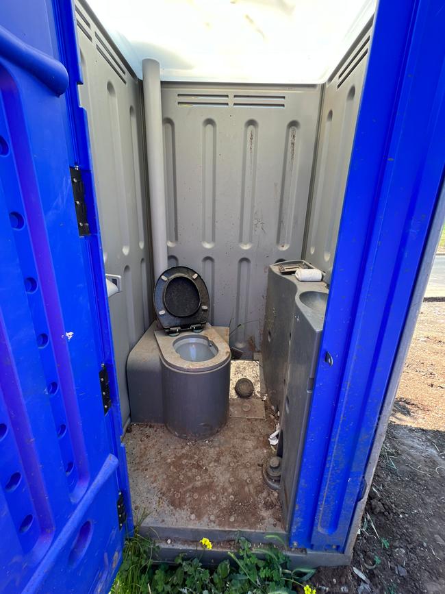 Nearly two thirds of toilets on residential construction sites failed SafeWork SA inspections. Picture: SafeWork SA.