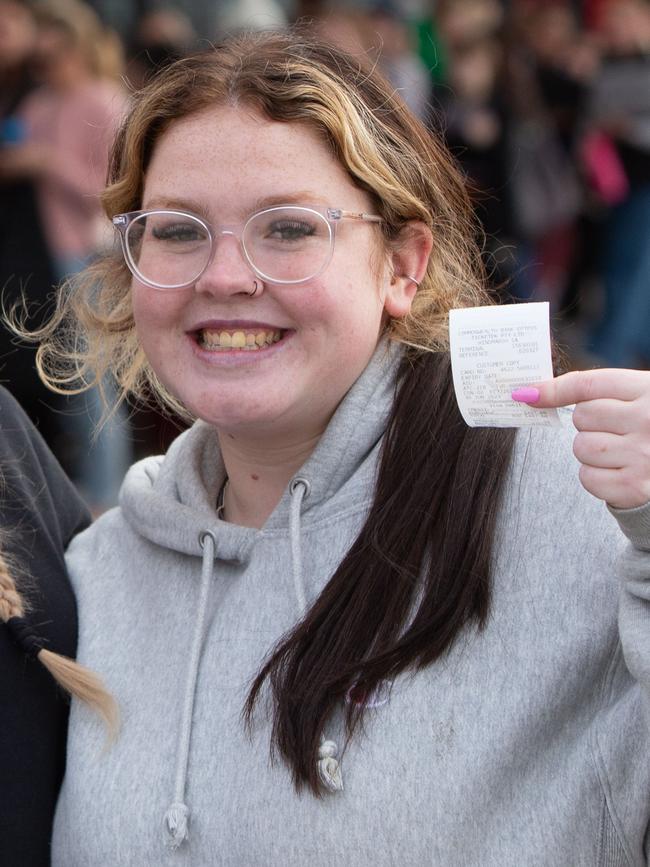 Ebony Adams queued for hours to snag the hottest ticket in town last year – but says the trip is no longer financially viable. Picture: Brett Hartwig