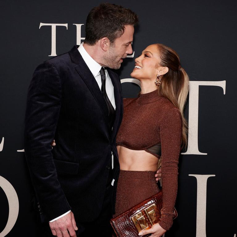 Ben Affleck and Jennifer Lopez attend 'The Last Duel' New York Premiere at Rose Theatre in New York City in 2021. (Photo by Arturo Holmes/Getty Images)