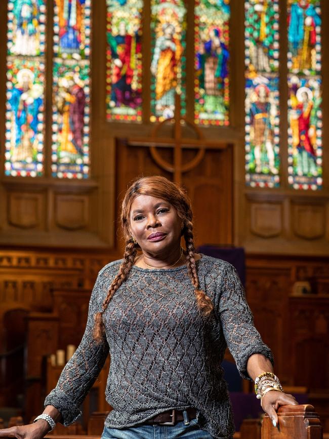 Singer Marcia Hines taken in St Stephen's Uniting Church in Sydney. Picture: Julian Andrews