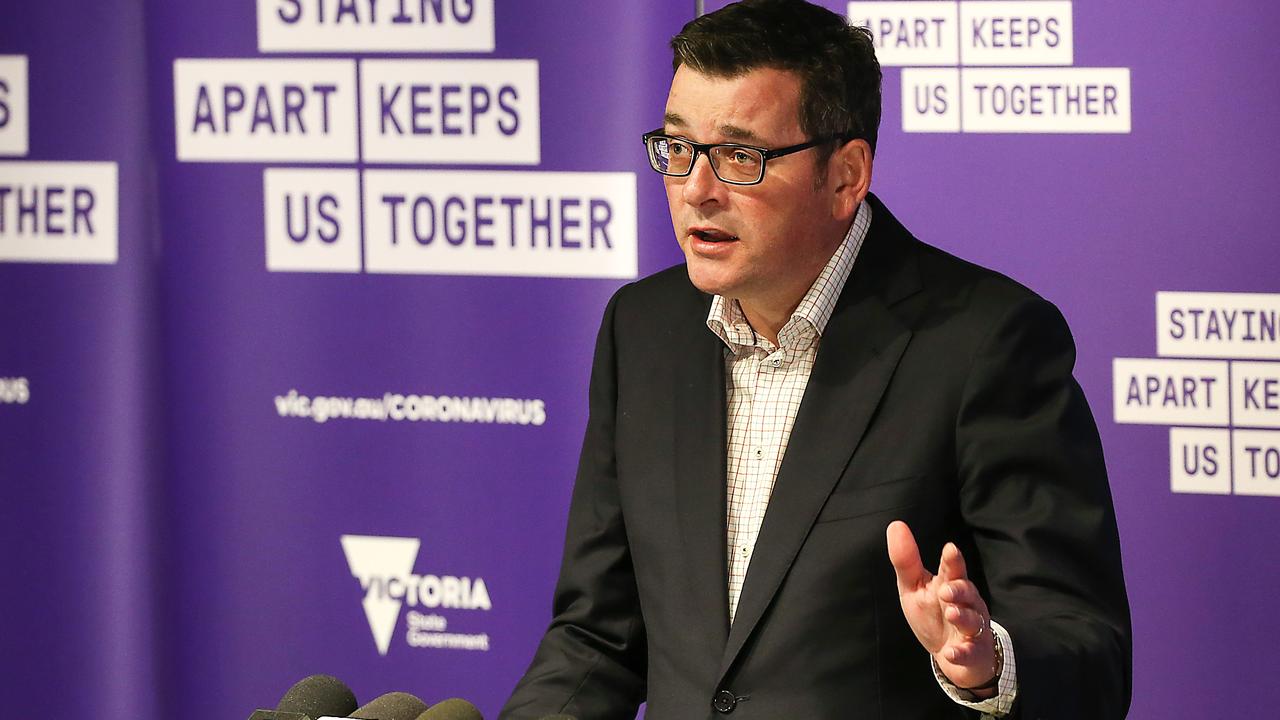 Victorian Premier Dan Andrews has been criticised for his government’s response to the coronavirus outbreak. Picture: Ian Currie/NCA NewsWire