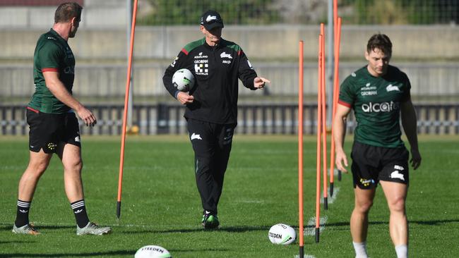 Rabbitohs coach Wayne Bennett has been a long-time supporter of Roberts. Picture: AAP