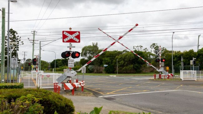 Gold Coast to Brisbane rail line – rail and road crossing at Bethania, which has to be upgraded.