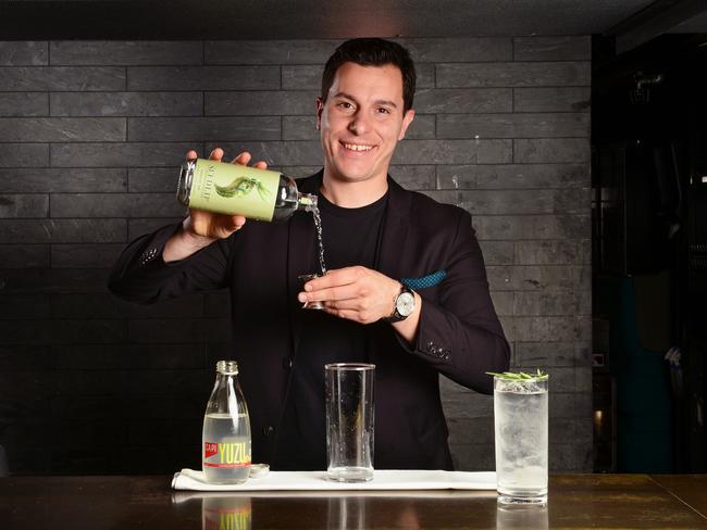 Australia’s Orlando Marzo, crowned the world’s best bartender in the 2018 Diageo World Class cocktail competition. Picture: Nicki Connolly