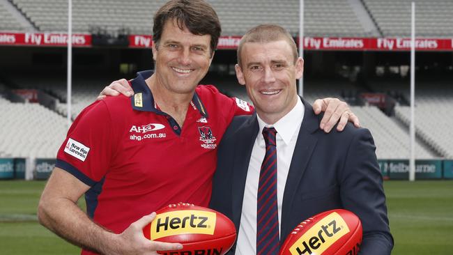 Simon Goodwin after he was announced as the successor to Paul Roos. Picture: David Caird.