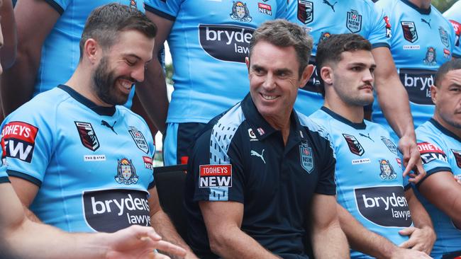 Brad Fittler has been linked to the vacant Bulldogs coaching job. Picture: John Feder