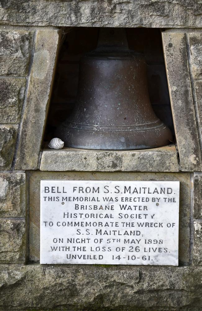 The memorial for the SS Maitland.