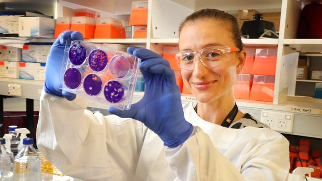 UQ virologist Dr Kirsty Short. Picture: Liam Kidston