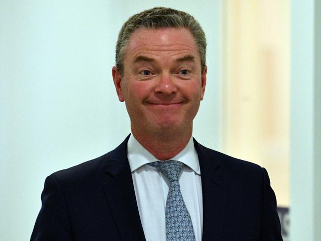 New Defence Minister Christopher Pyne, at just 51, is the longest-serving parliamentarian in the Morrison ministry. Picture: AAP