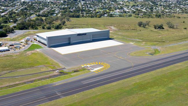 Brisbane-based Alliance Airlines will send aircraft to its Rockhampton hangar for safekeeping during Cyclone Alfred.