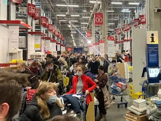 Russians go crazy at IKEA