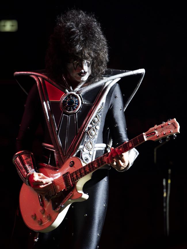 KISS play the first of two nights at Sydney’s Qudos Bank Arena. Picture: Monique Harmer