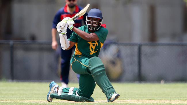 Justin Bramble has been in excellent form for Yarraville Club. Picture: George Sal