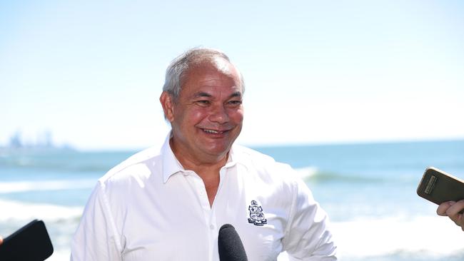 Mayor Tom Tate . (Photo by Chris Hyde/Getty Images for Cricket Australia)