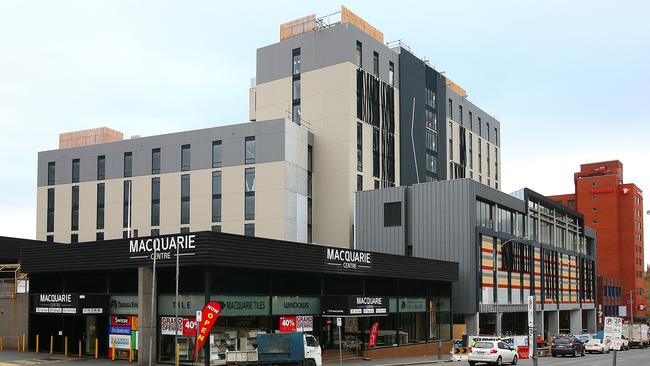 The new Fragrance hotel in Macquarie St, Hobart. Picture: SAM ROSEWARNE