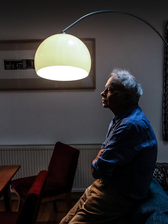 Peter Singer at home in Victoria. Picture: Julian Kingma