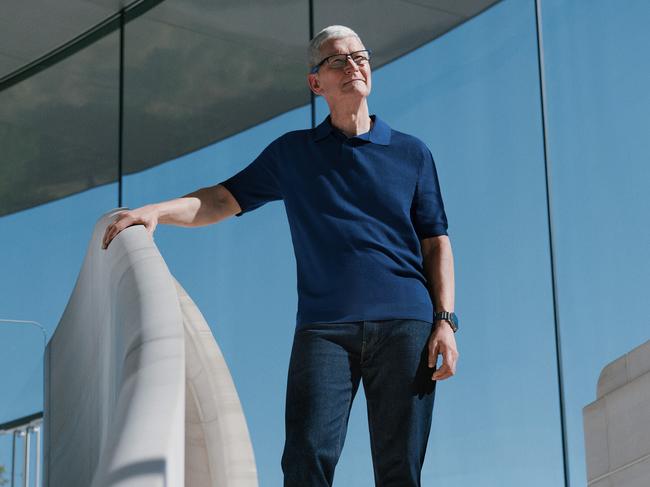 Apple chief executive Tim Cook has helmed the tech powerhouse since 2011, two months before the death of co-founder Steve Jobs. Picture: Campbell Addy