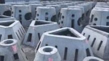 The artificial reef units before installation. Picture: Fisheries Tasmania