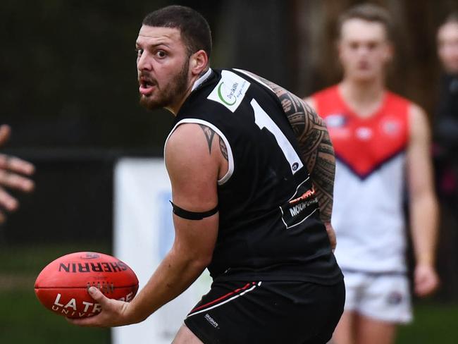 Riley Taylor in action for Watsonia. Picture: Nathan McNeill