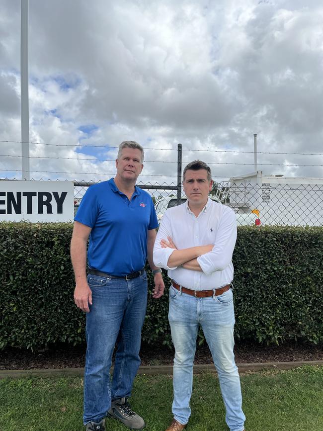 Brad Neven and Nigel Hutton Standing Together